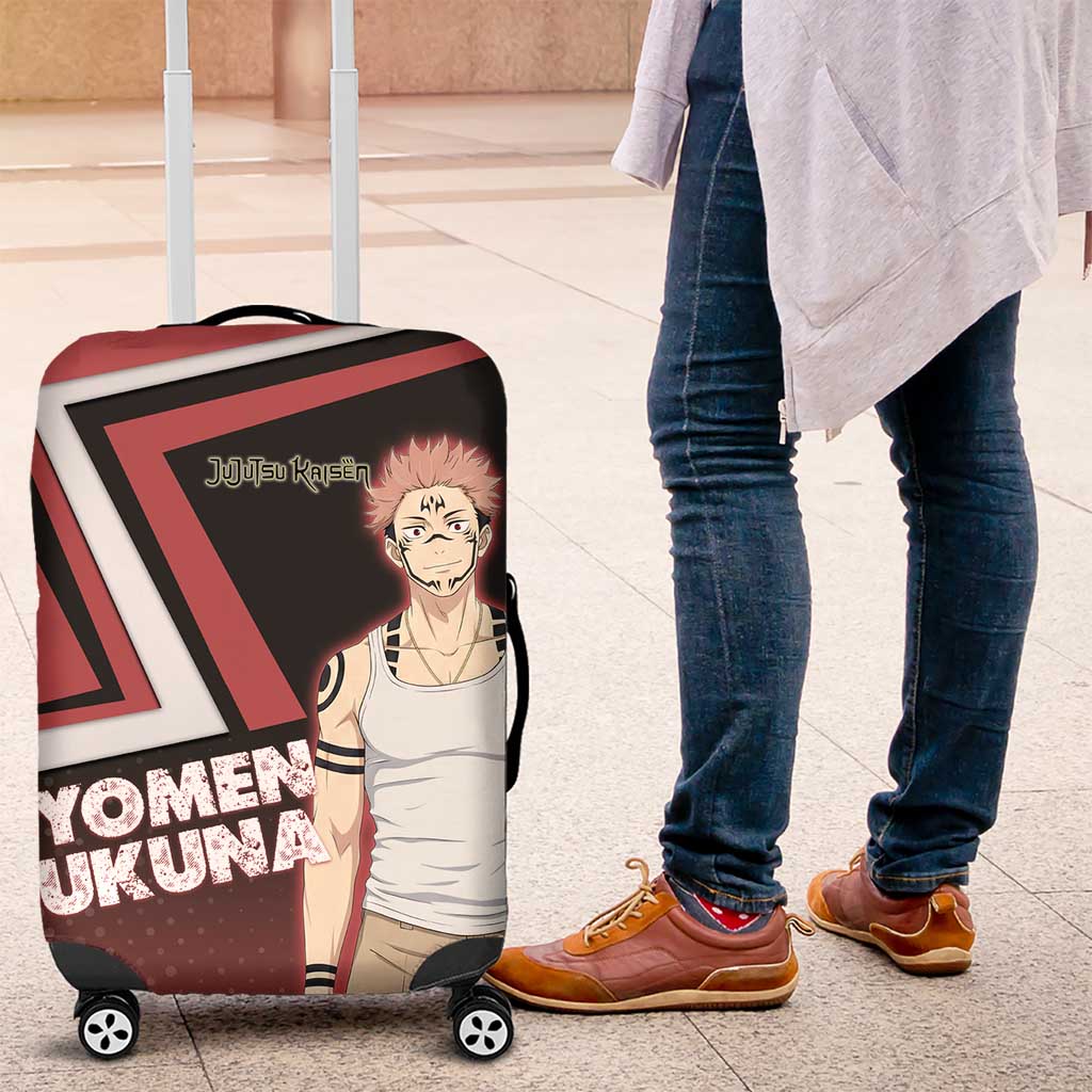 Ryomen Sukuna Luggage Cover Grunge Anime Poster Style