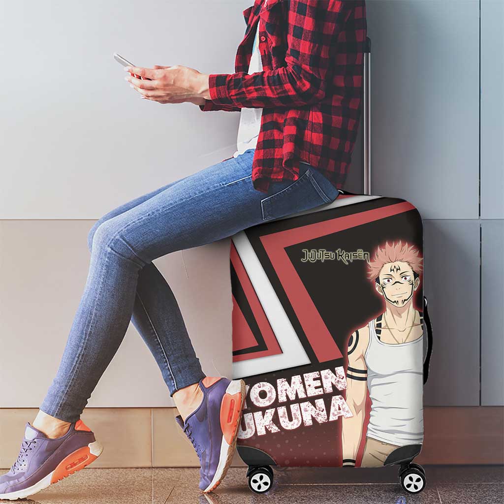 Ryomen Sukuna Luggage Cover Grunge Anime Poster Style