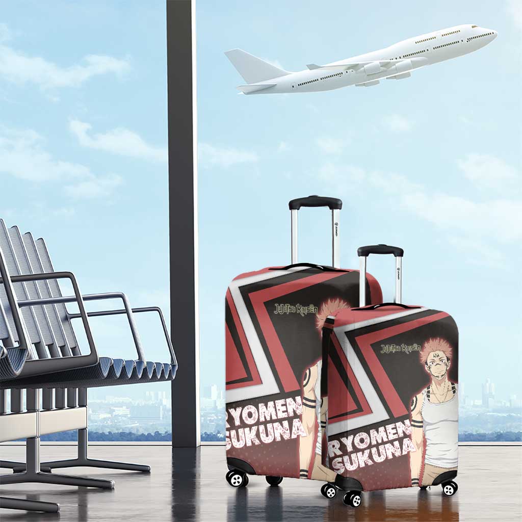 Ryomen Sukuna Luggage Cover Grunge Anime Poster Style