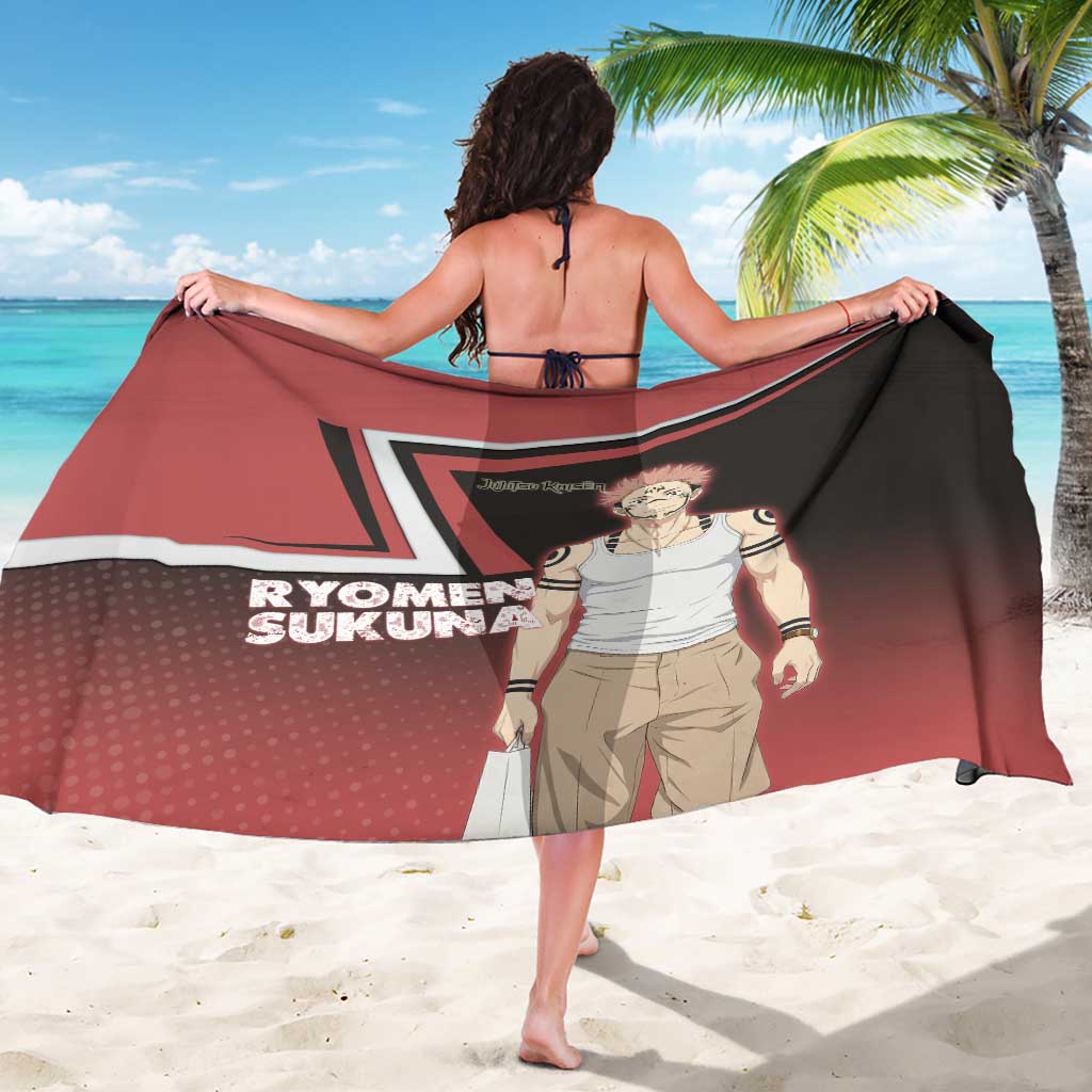 Ryomen Sukuna Sarong Grunge Anime Poster Style