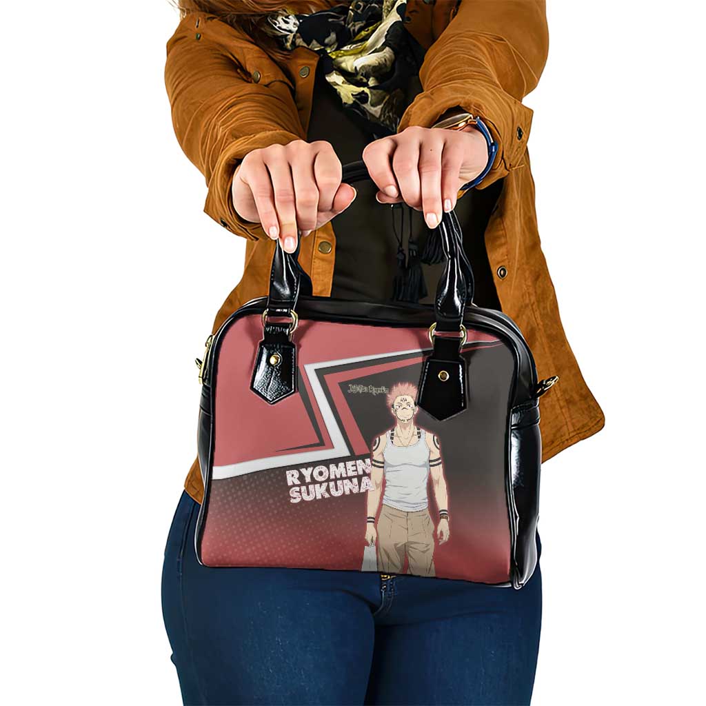 Ryomen Sukuna Shoulder Handbag Grunge Anime Poster Style