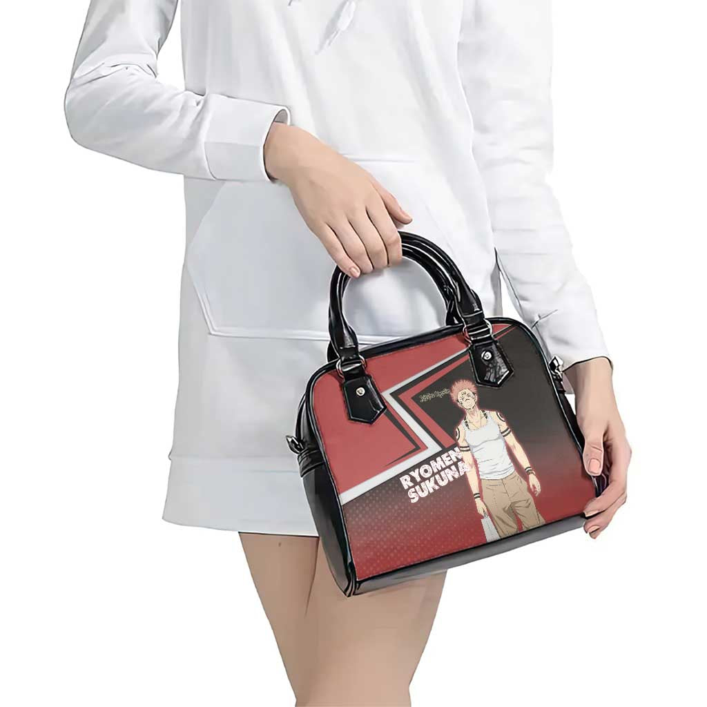 Ryomen Sukuna Shoulder Handbag Grunge Anime Poster Style