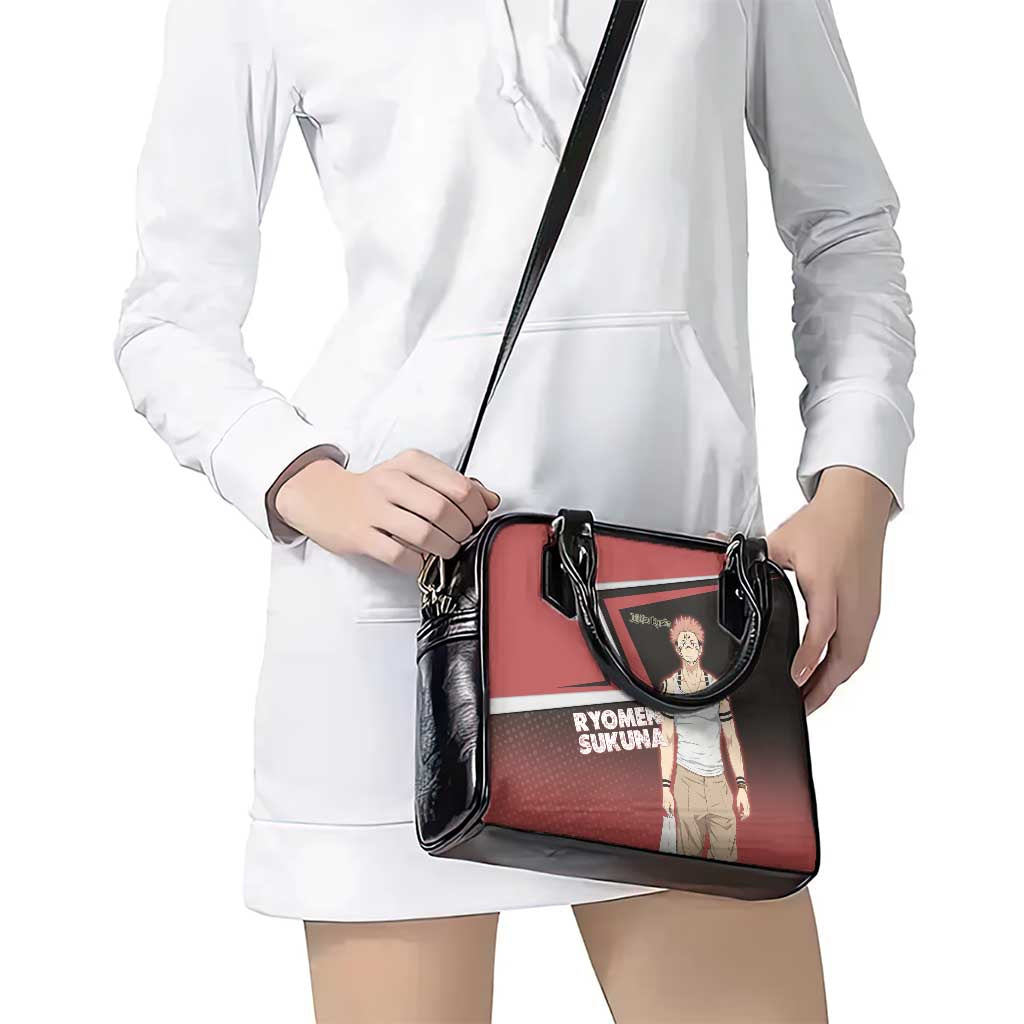 Ryomen Sukuna Shoulder Handbag Grunge Anime Poster Style