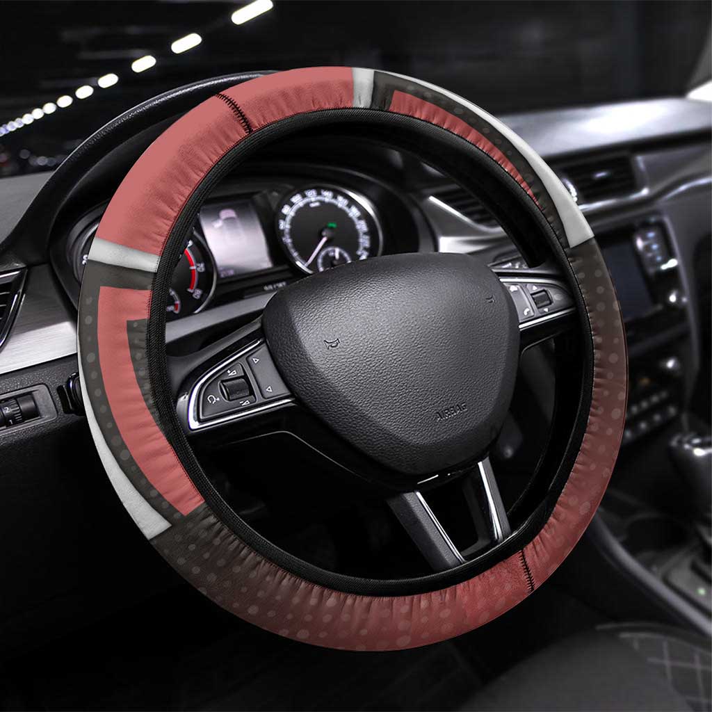 Ryomen Sukuna Steering Wheel Cover Grunge Anime Poster Style