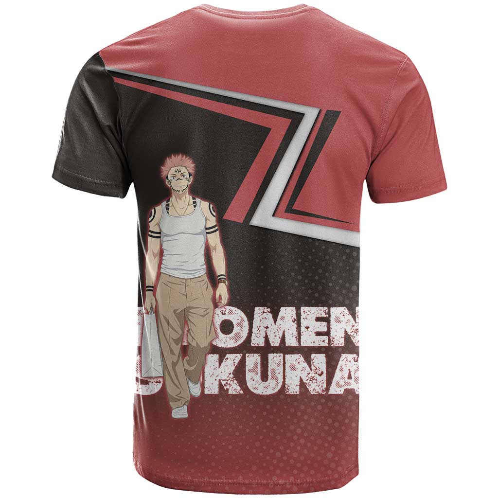 Ryomen Sukuna T Shirt Grunge Anime Poster Style