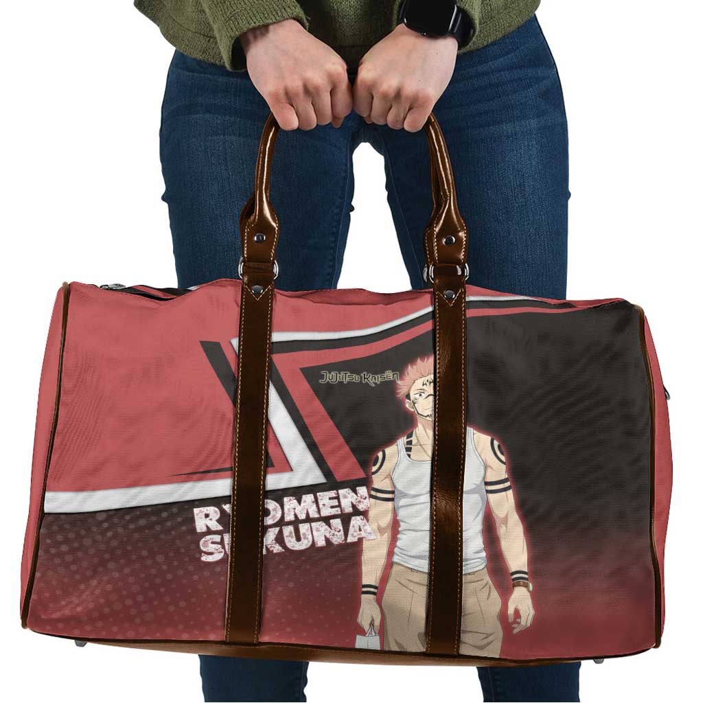 Ryomen Sukuna Travel Bag Grunge Anime Poster Style