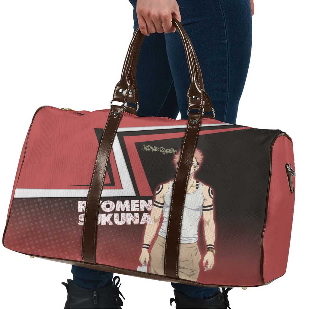 Ryomen Sukuna Travel Bag Grunge Anime Poster Style