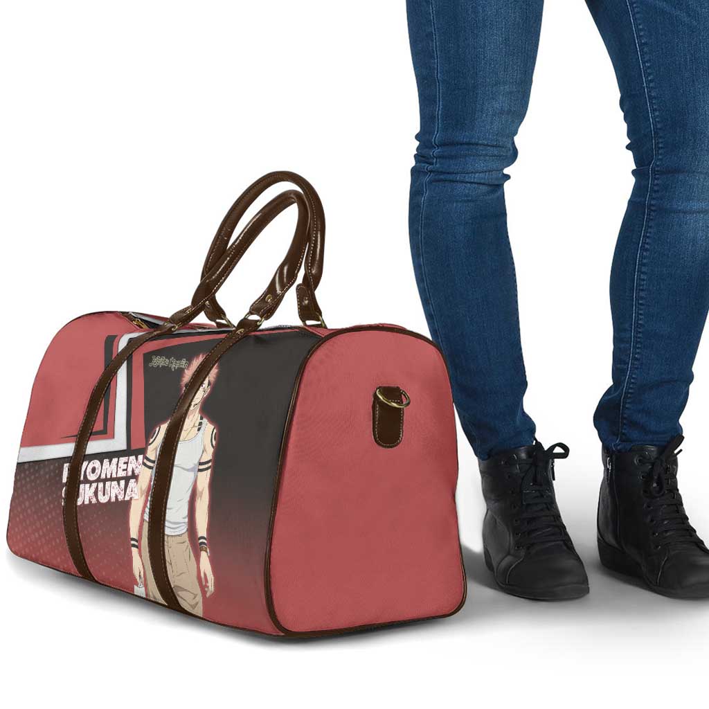 Ryomen Sukuna Travel Bag Grunge Anime Poster Style