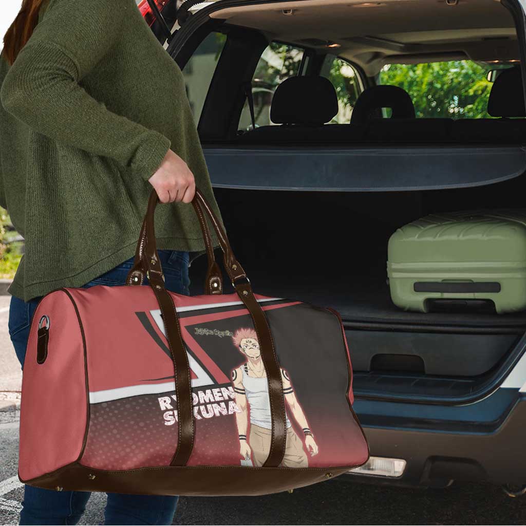 Ryomen Sukuna Travel Bag Grunge Anime Poster Style