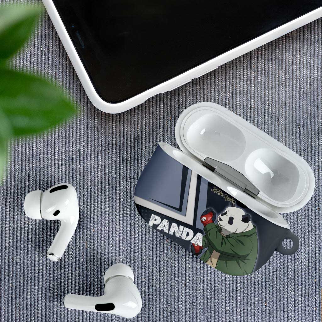 Panda AirPods Case Urban Anime Combat Style