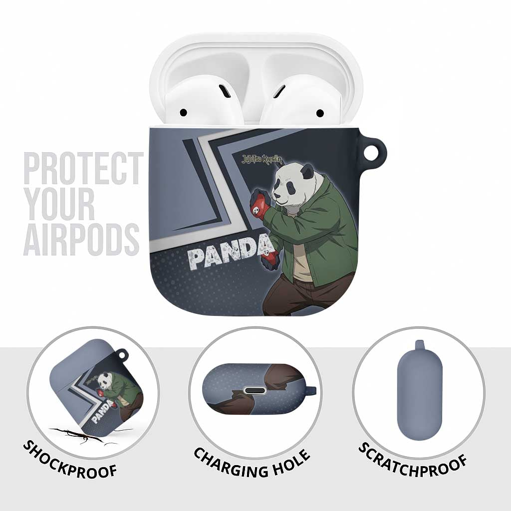Panda AirPods Case Urban Anime Combat Style