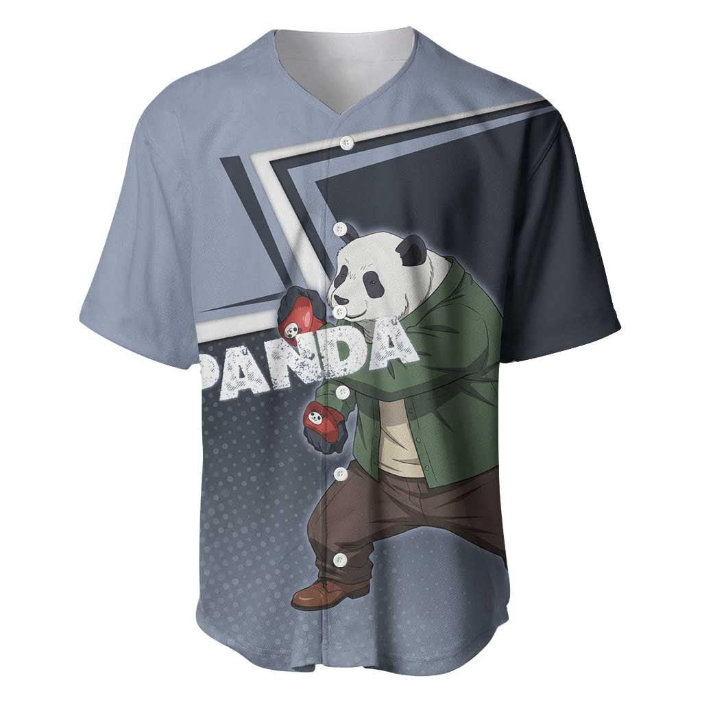 Panda Baseball Jersey Urban Anime Combat Style