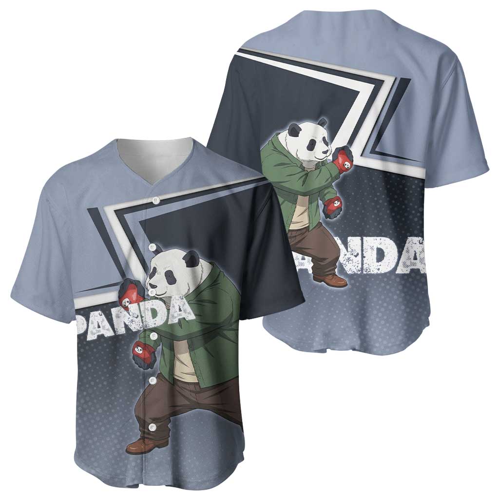 Panda Baseball Jersey Urban Anime Combat Style