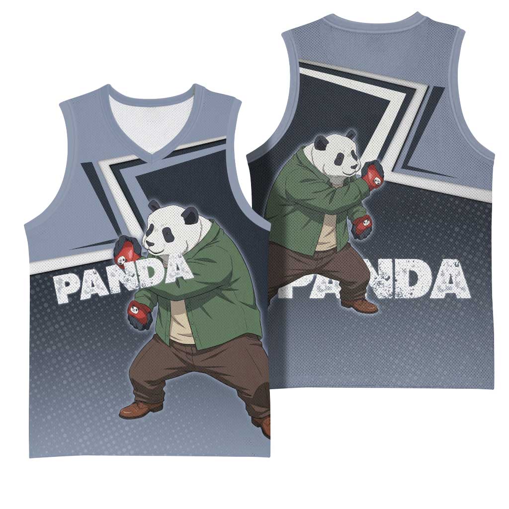 Panda Basketball Jersey Urban Anime Combat Style