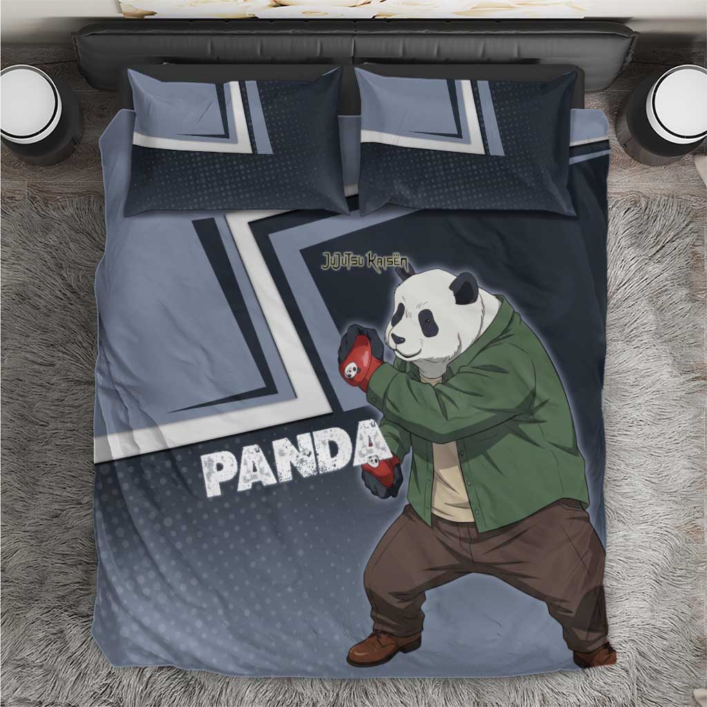 Panda Bedding Set Urban Anime Combat Style