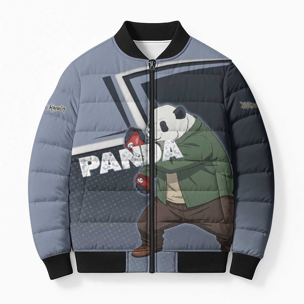 Panda Bomber Puffer Jacket Urban Anime Combat Style
