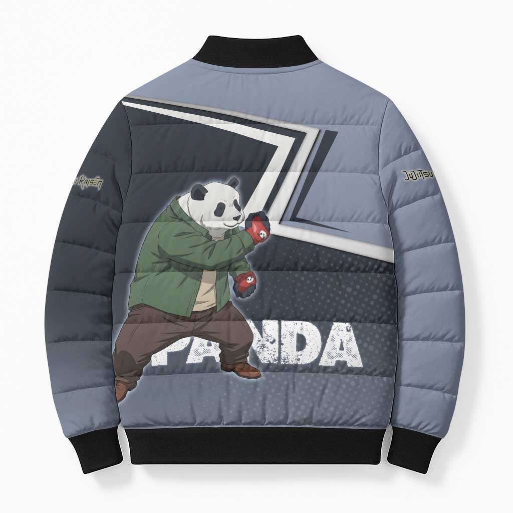 Panda Bomber Puffer Jacket Urban Anime Combat Style