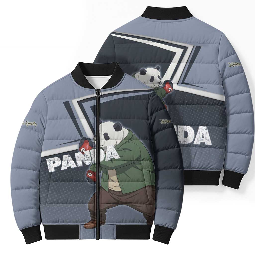Panda Bomber Puffer Jacket Urban Anime Combat Style