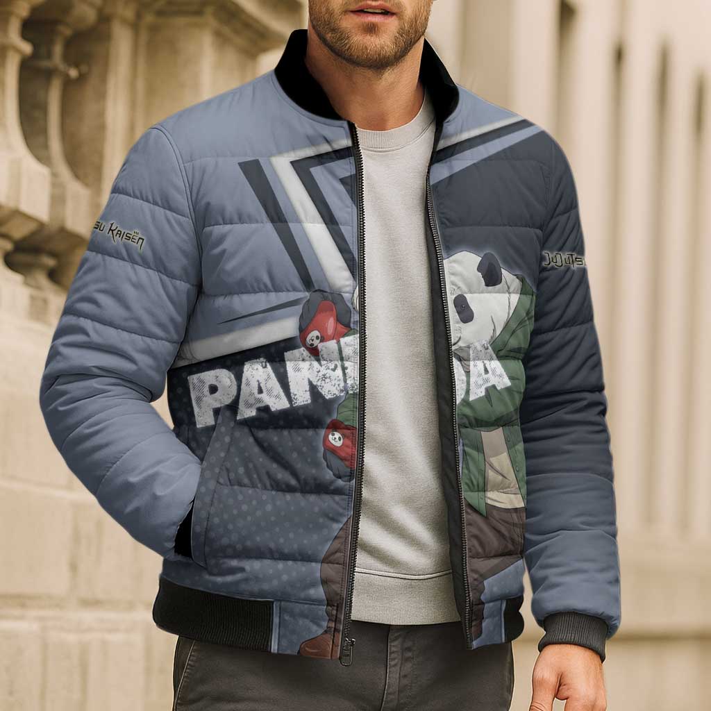 Panda Bomber Puffer Jacket Urban Anime Combat Style