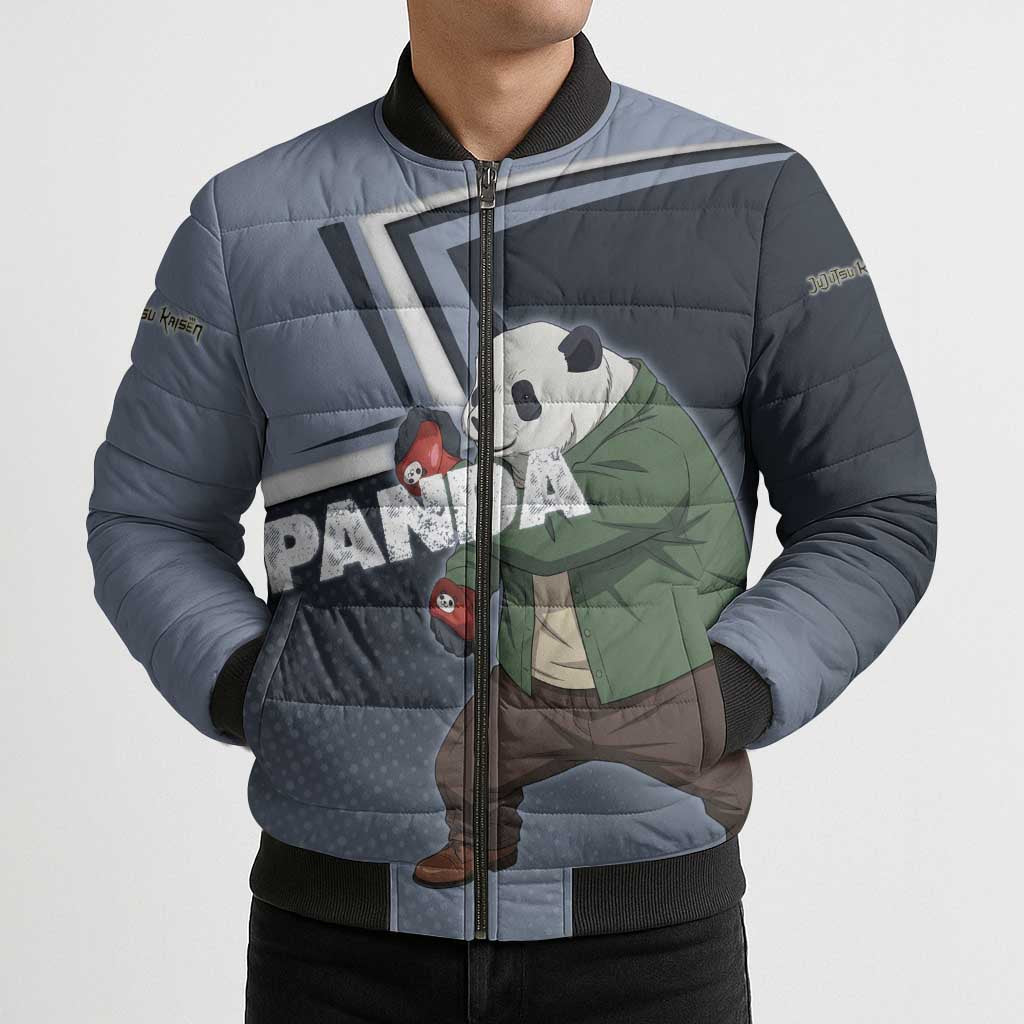 Panda Bomber Puffer Jacket Urban Anime Combat Style