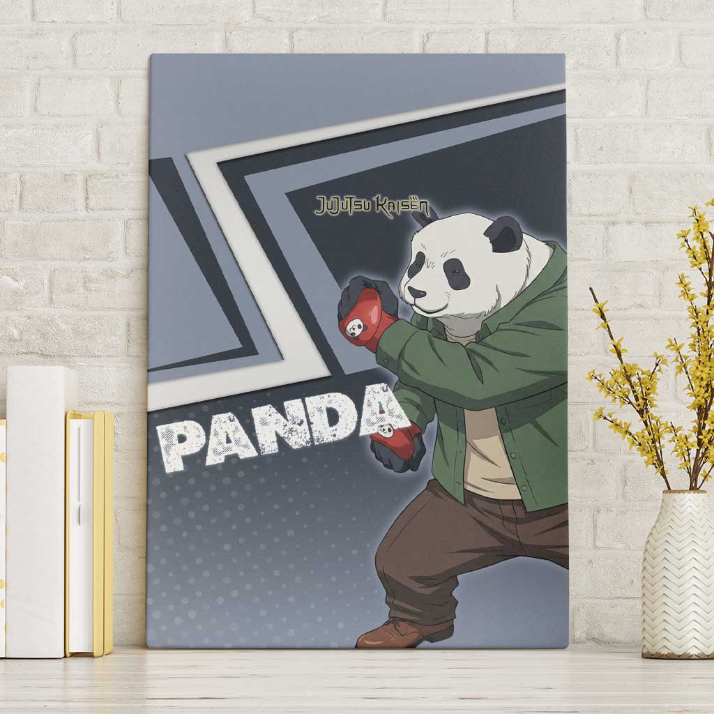 Panda Canvas Wall Art Urban Anime Combat Style