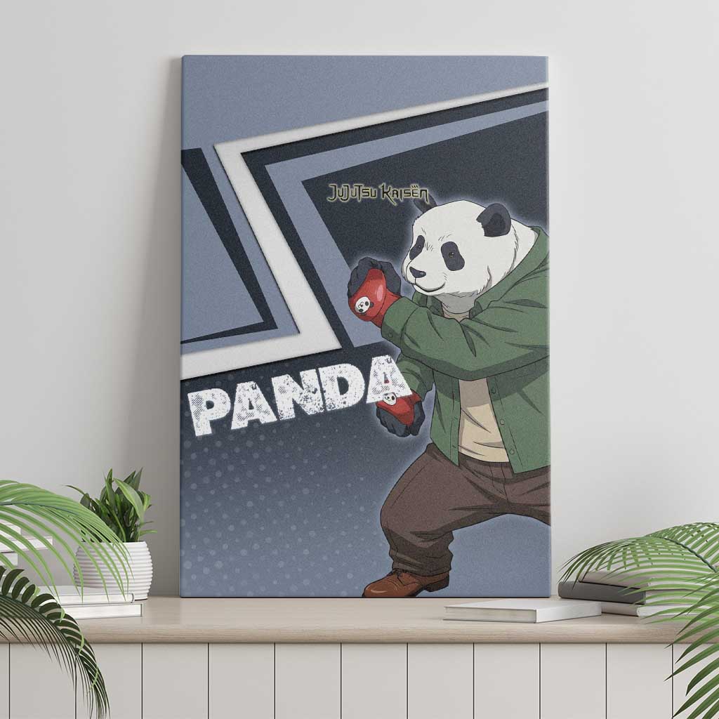 Panda Canvas Wall Art Urban Anime Combat Style