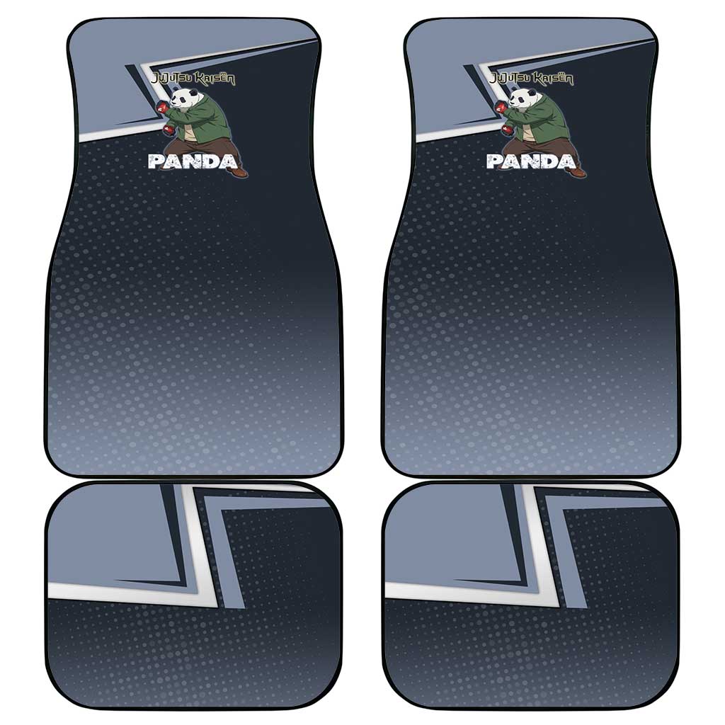 Panda Car Mats Urban Anime Combat Style