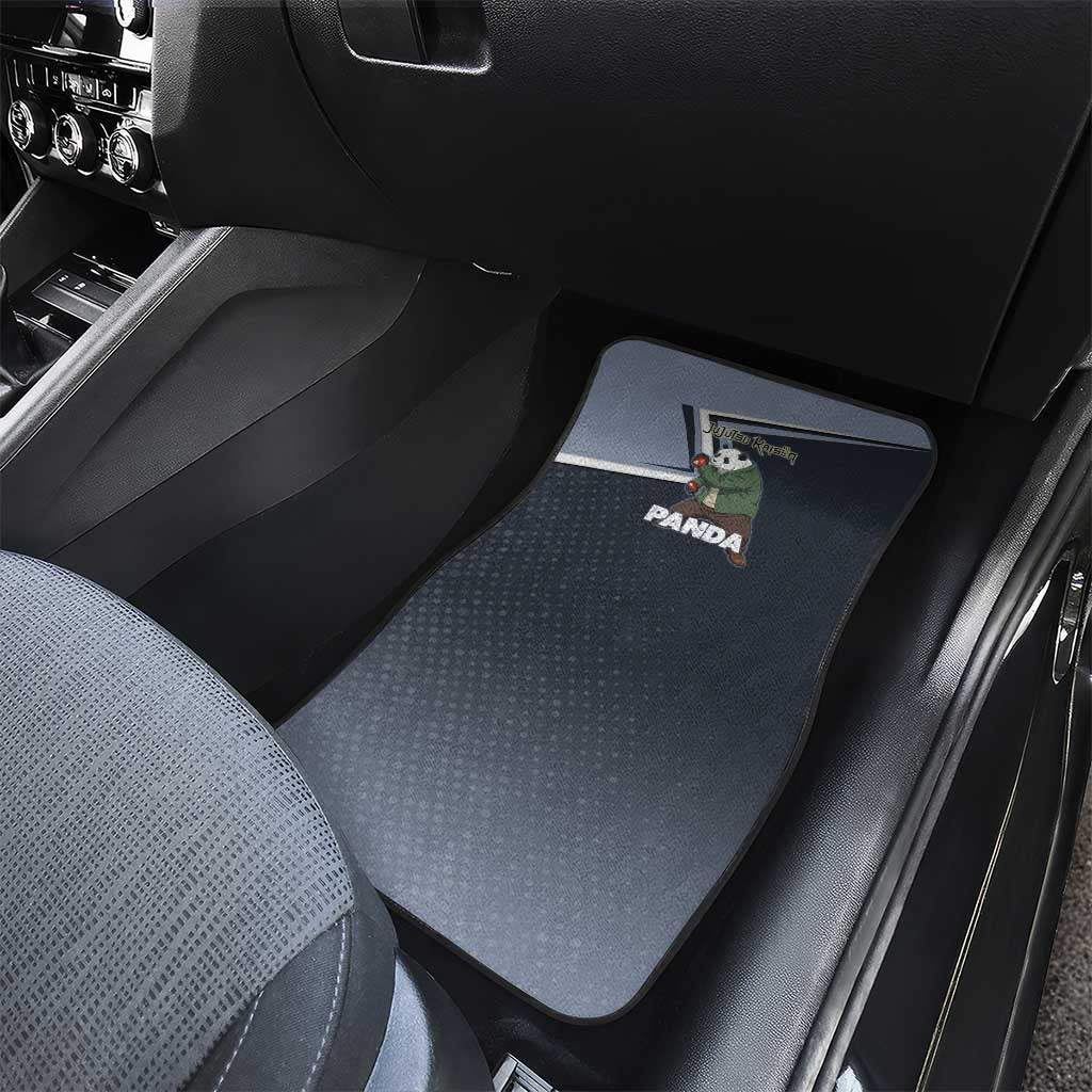 Panda Car Mats Urban Anime Combat Style