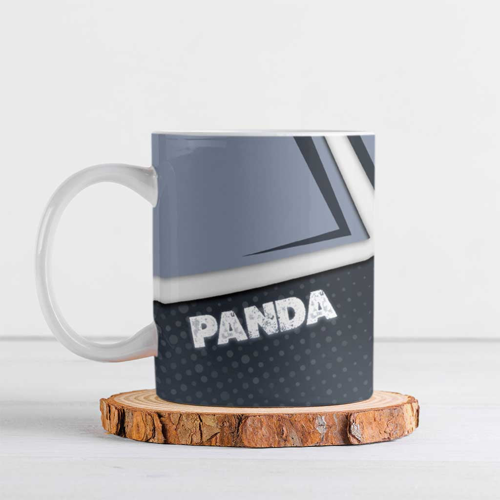 Panda Ceramic Mug Urban Anime Combat Style