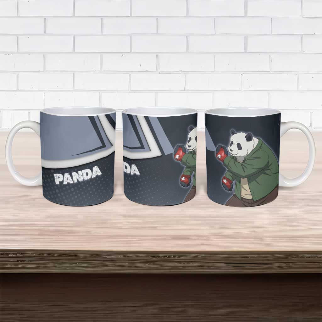 Panda Ceramic Mug Urban Anime Combat Style