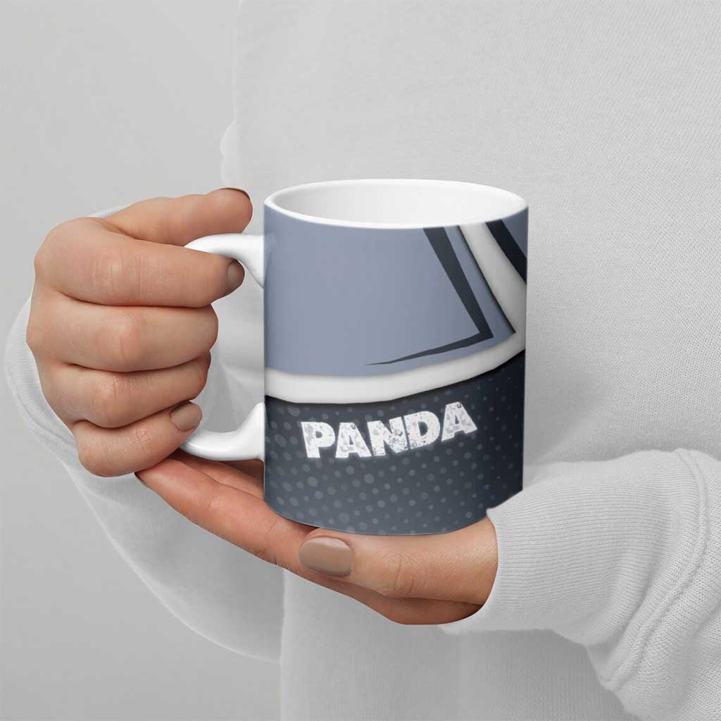 Panda Ceramic Mug Urban Anime Combat Style