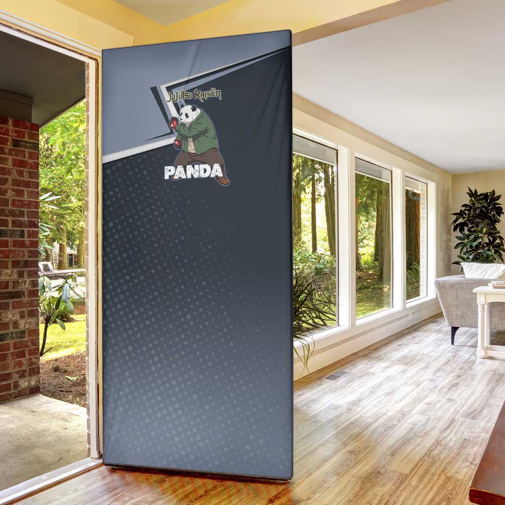 Panda Door Cover Urban Anime Combat Style