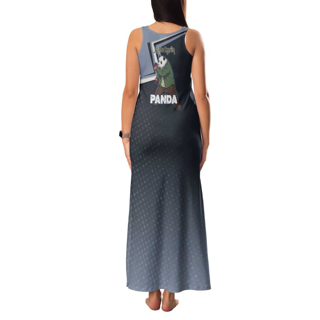 Panda Family Matching Tank Maxi Dress and Hawaiian Shirt Urban Anime Combat Style