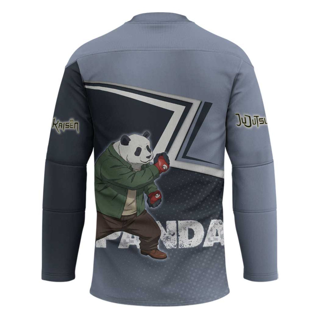 Panda Hockey Jersey Urban Anime Combat Style