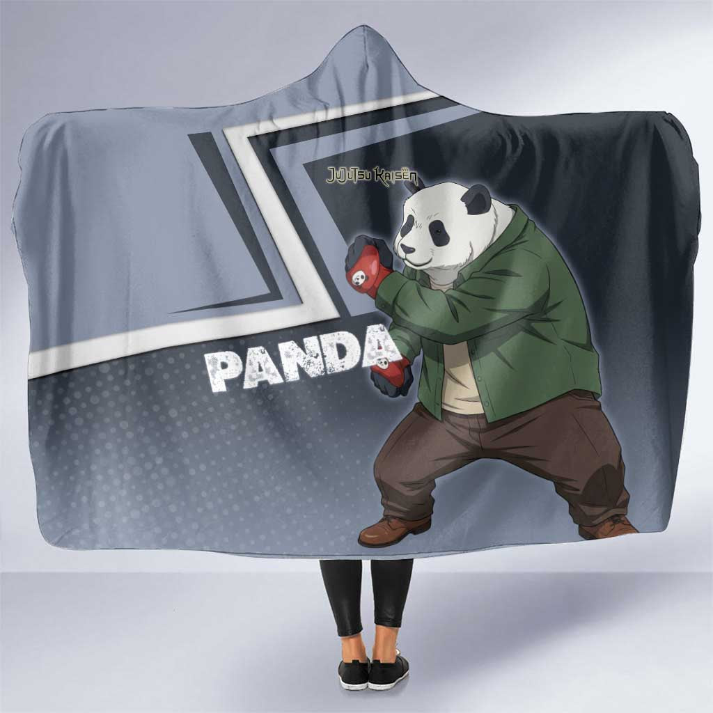 Panda Hooded Blanket Urban Anime Combat Style