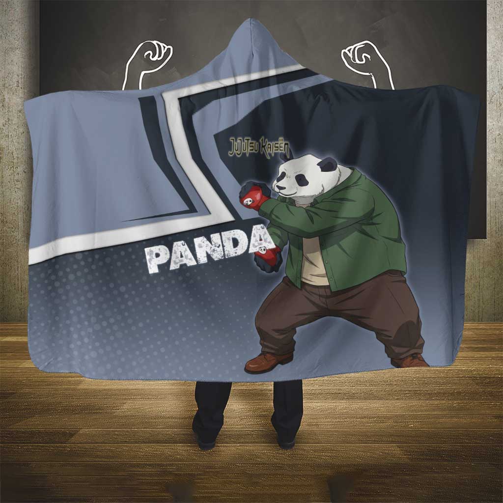 Panda Hooded Blanket Urban Anime Combat Style