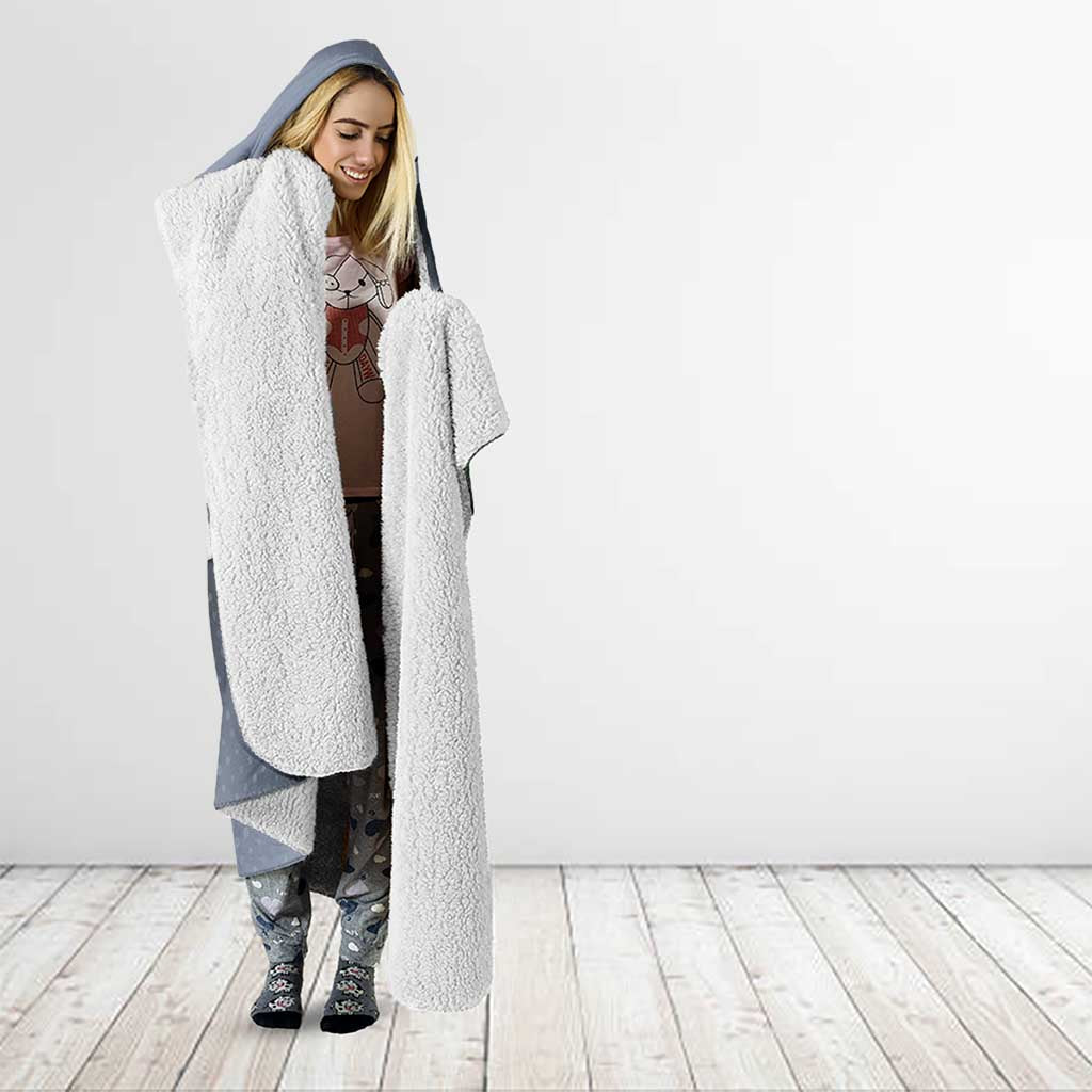 Panda Hooded Blanket Urban Anime Combat Style