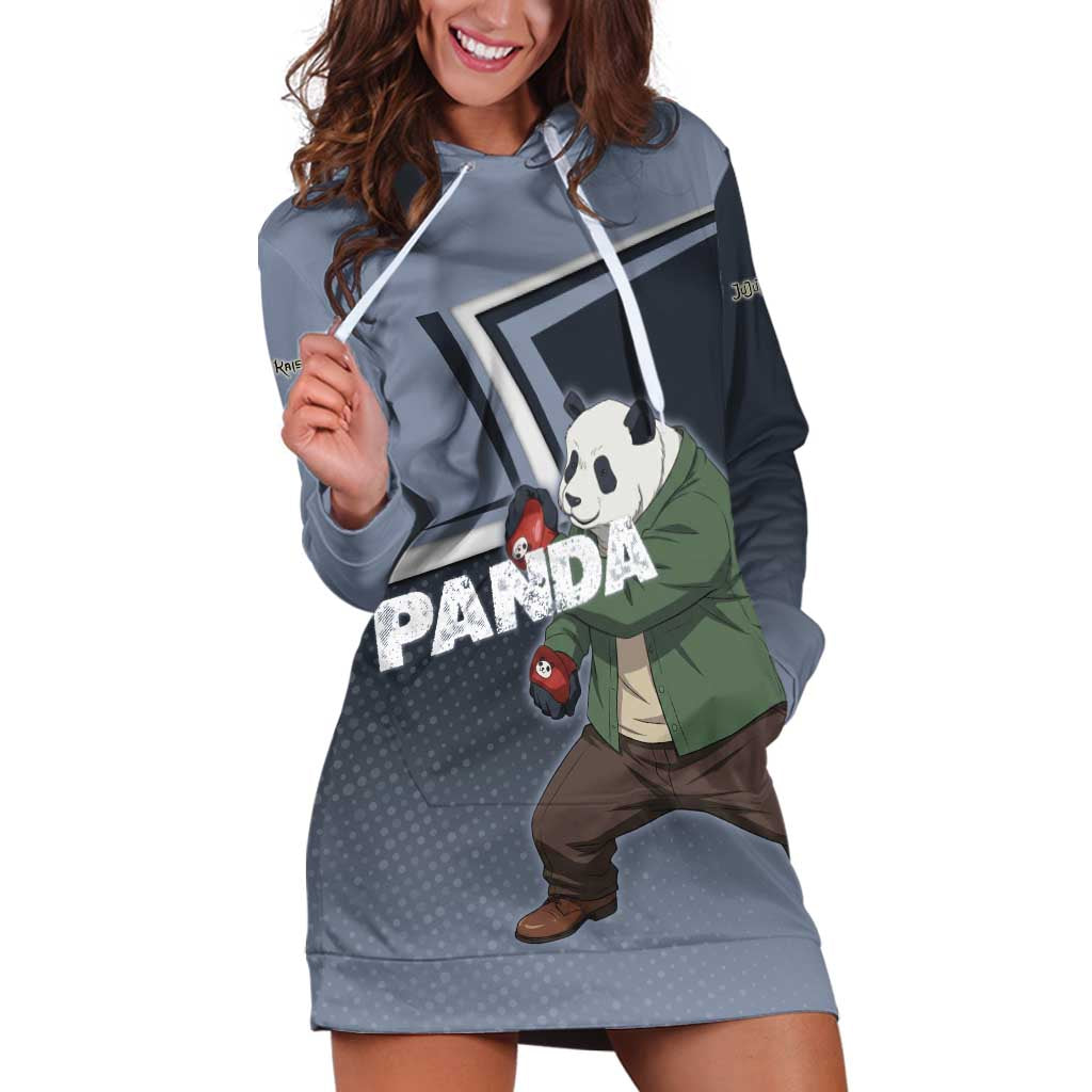 Panda Hoodie Dress Urban Anime Combat Style
