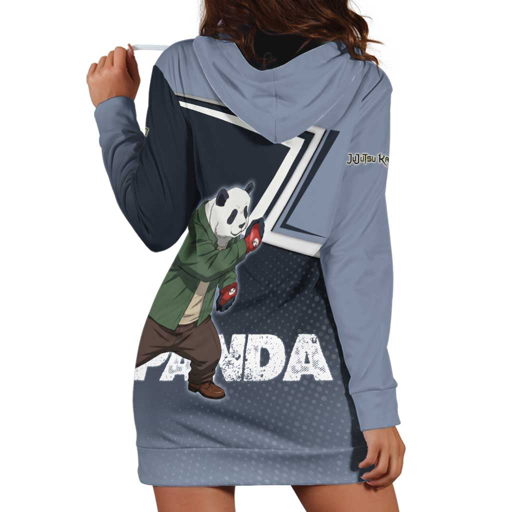 Panda Hoodie Dress Urban Anime Combat Style