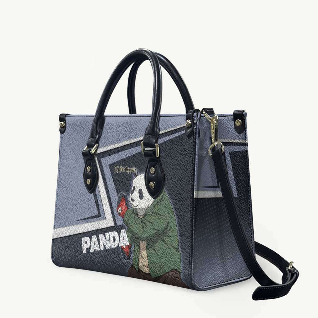 Panda Leather Bag Urban Anime Combat Style