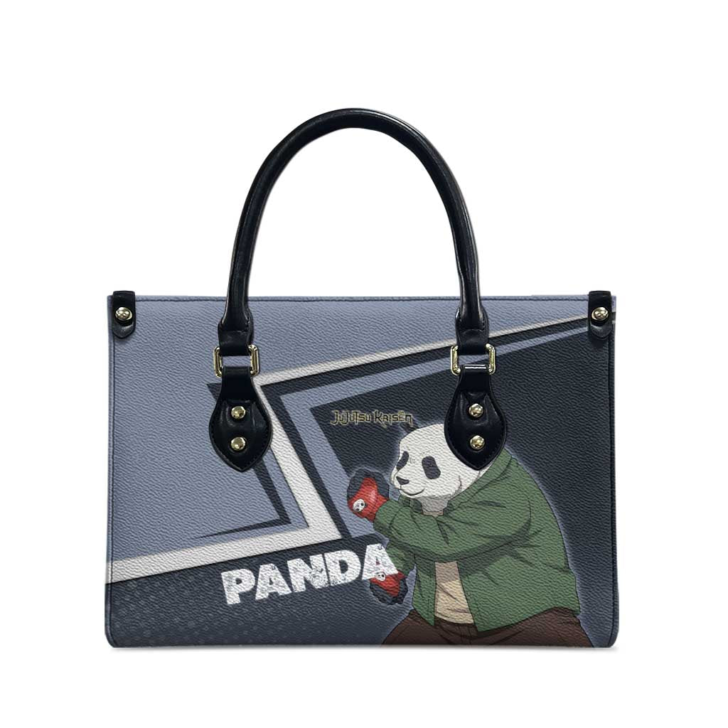Panda Leather Bag Urban Anime Combat Style