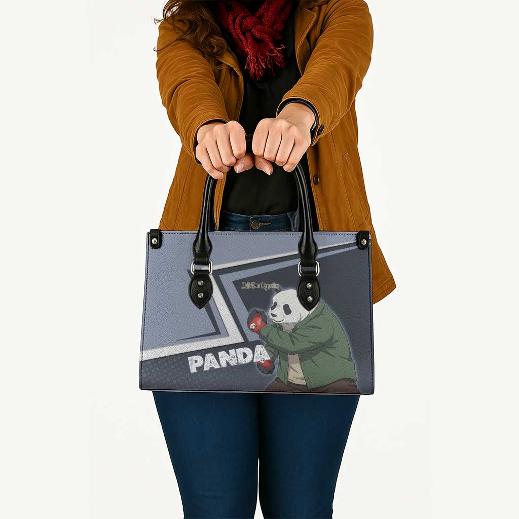 Panda Leather Bag Urban Anime Combat Style