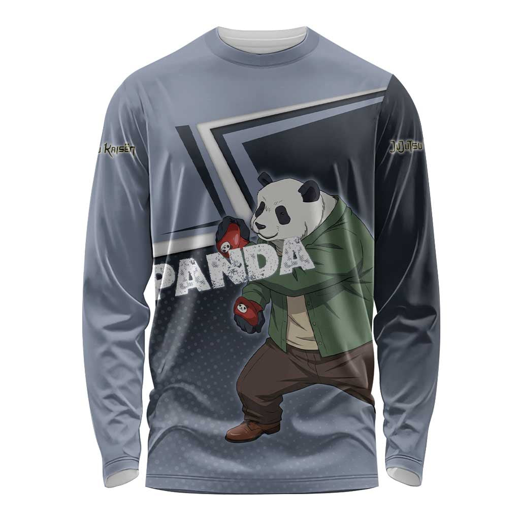 Panda Long Sleeve Shirt Urban Anime Combat Style