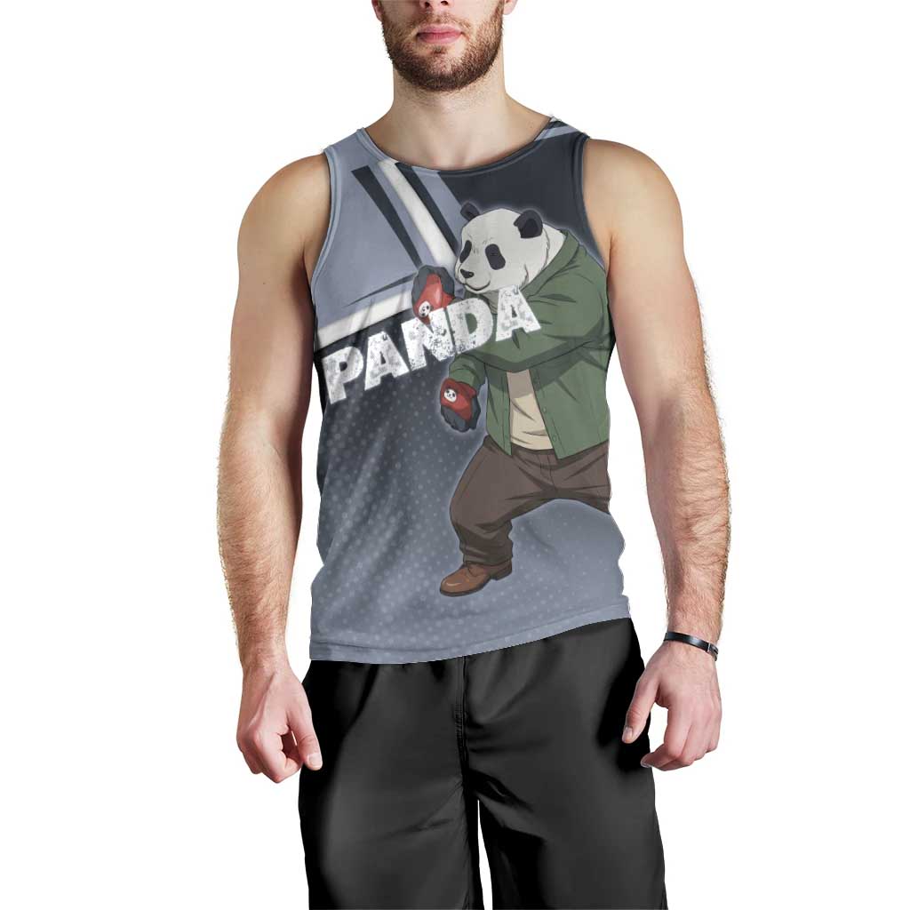 Panda Men Tank Top Urban Anime Combat Style