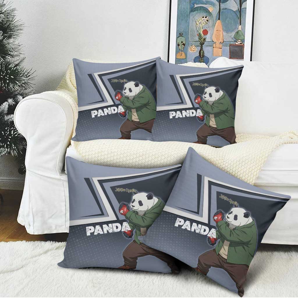 Panda Pillow Cover Urban Anime Combat Style