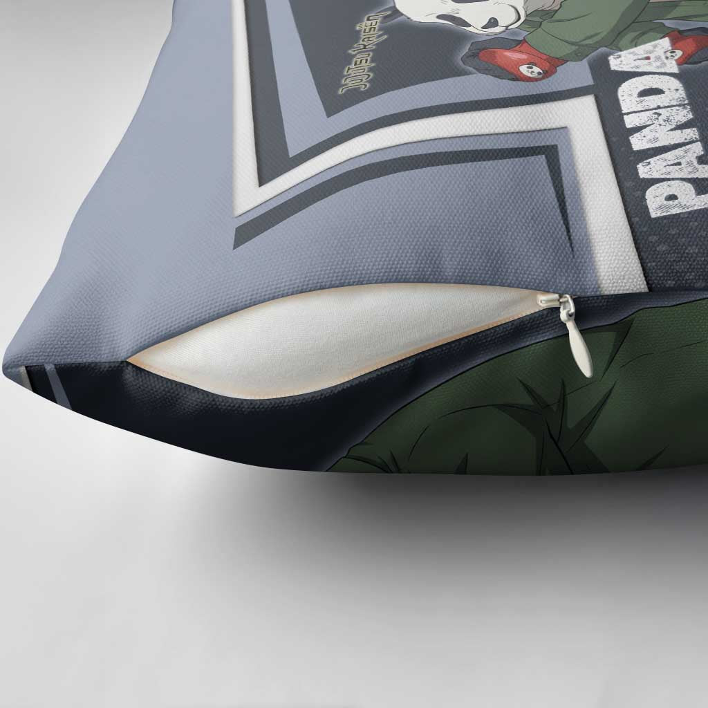 Panda Pillow Cover Urban Anime Combat Style