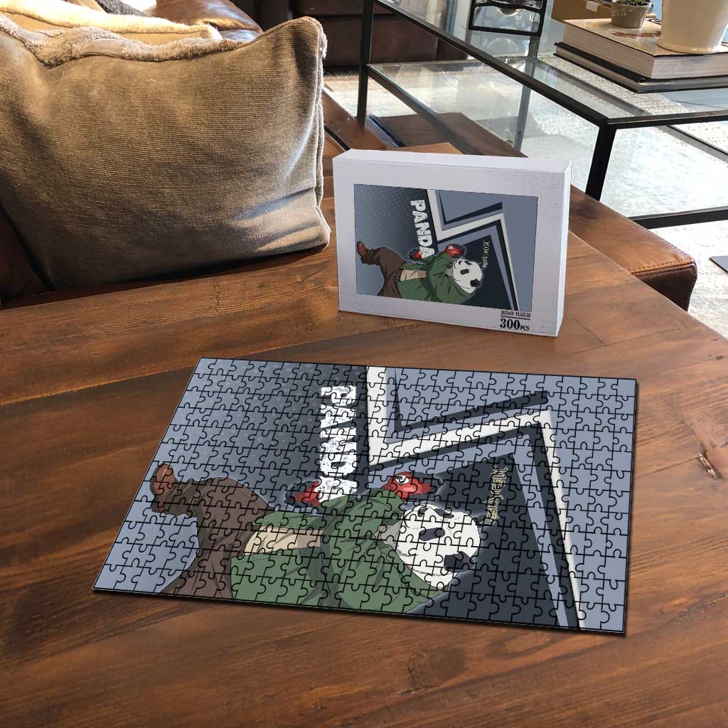 Panda Puzzle Urban Anime Combat Style