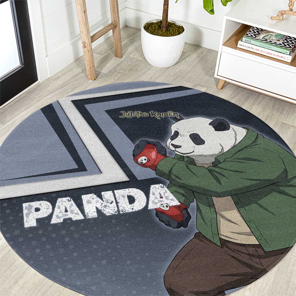 Panda Round Carpet Urban Anime Combat Style