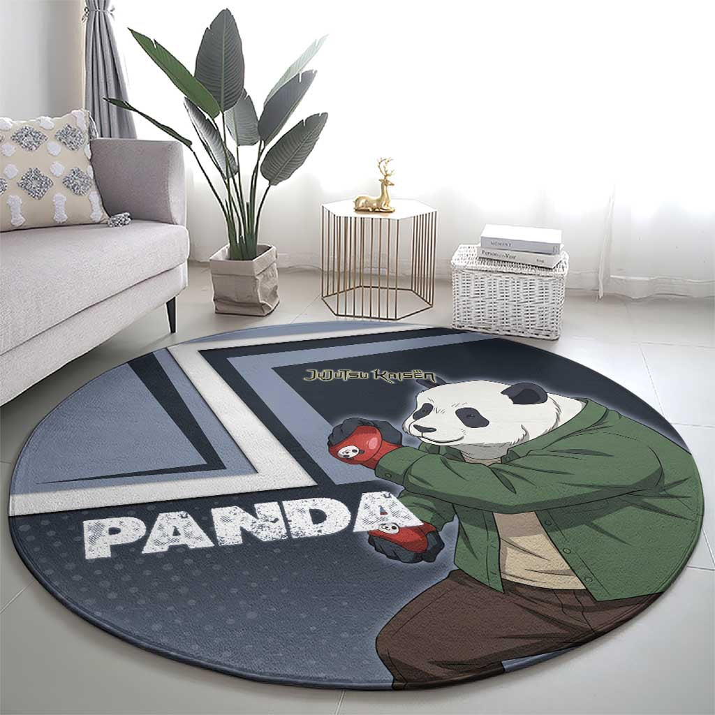 Panda Round Carpet Urban Anime Combat Style