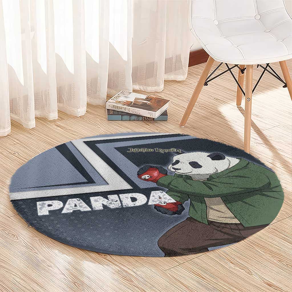 Panda Round Carpet Urban Anime Combat Style